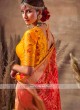 Beautiful Red Color Bandhani Saree